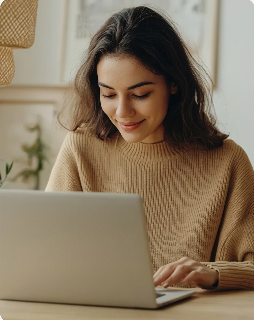 Person with laptop